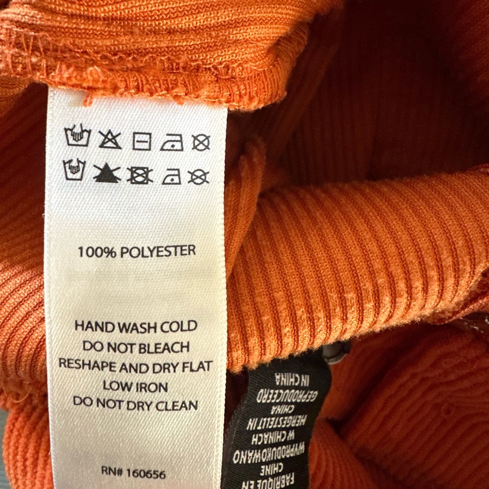 Rust Orange Wide-Leg Pants - Picture 4 of 4